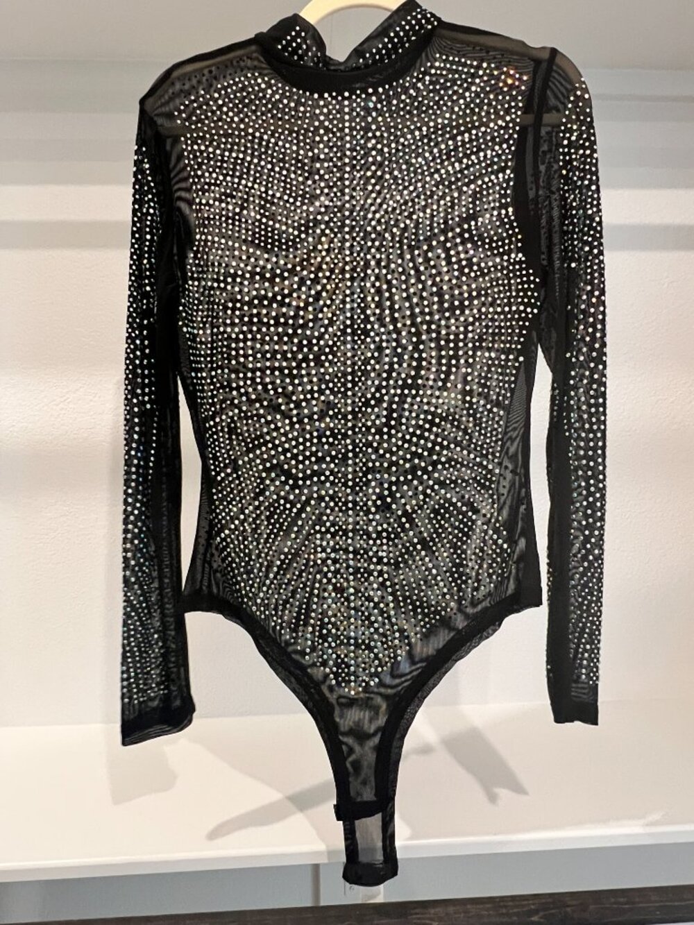 LNWT Rhinestone bodysuit - Picture 6 of 6